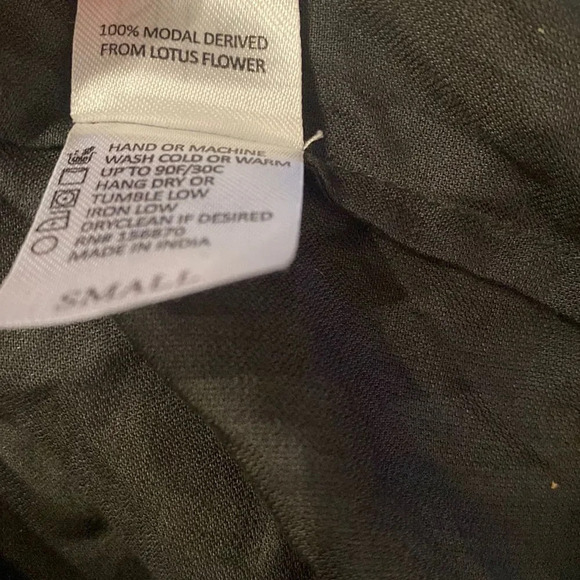 Neu Nomads Danielle Dress S dark grey lotus modal fabric pockets organic soft - Picture 10 of 10